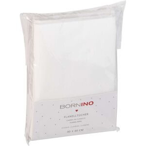 Bornino, 6er-Pack Flanelltücher 40x40 cm