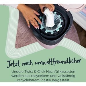Tommee Tippee, Windeleimer Twist & Click inklusive 4er-Pack Nachfüllkasetten
