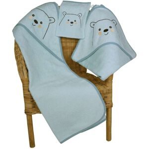 WÖRNER SÜDFROTTIER, WÖRNER SÜDFRTTIER Kapuzen-Badetuch Eisbär mint