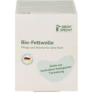 Grünspecht, Bio-Fettwolle, 50g