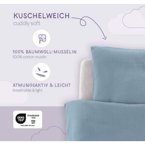 Träumeland, Bettwäsche Baumwollmusselin 40x60 / 100x135 cm