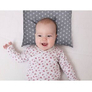 BabyDorm, BabyDorm Kissen Jonna Grau mit weißen Sterne