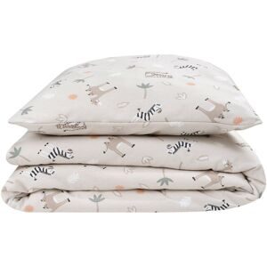 Julius Zöllner, Julius Zöllner Kinderbettwäsche »Jersey Savanne Beige«, (2 tlg.)