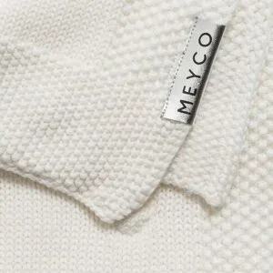 Meyco Baby, Babydecke Knots gestrickt 75x100 cm 1.0 TOG