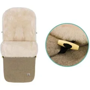 babycab, Winterfußsack Lammfell Lille Wool