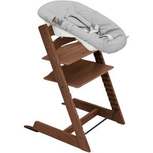 Stokke, Bundle Treppenhochstuhl Eiche inkl. Newbornset Light Grey & Babyset