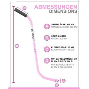PROMETHEUS BICYCLES, Schiebestange Schubstange Push