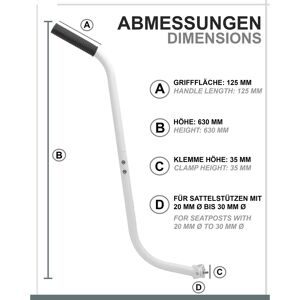 PROMETHEUS BICYCLES, Schiebestange Schubstange Push