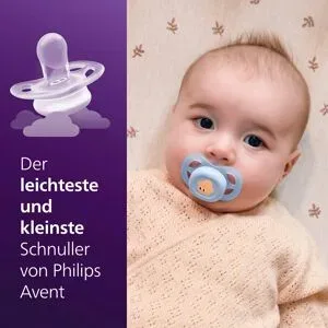 PHILIPS AVENT, Philips Avent Ultra Start Schnuller 0-6 Monate, Grün/Blau Design