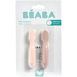 Beaba, 2er-Pack Silikon-Esslernlöffel