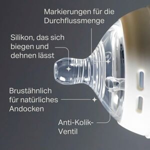 Tommee Tippee, 2er-Pack Trinksauger, extra langsam 0M