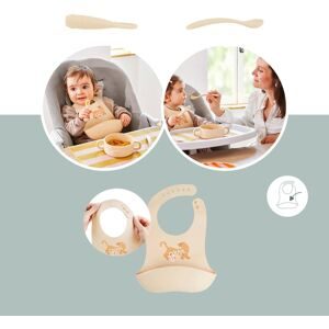 Babymoov, 4-tlg. Geschirrset inkl. Silikon-Lätzchen