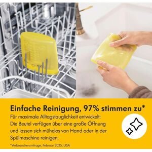 medela, Silikon Muttermilchbeutel wiederverwendbar, 5 Stück
