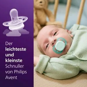 PHILIPS AVENT, Philips Avent Ultra Start Schnuller 0-6 Monate, Grün/Blau