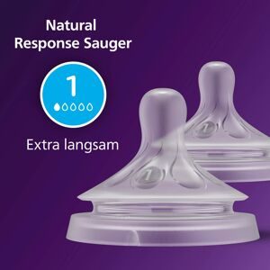 PHILIPS AVENT, Philips Avent Natural Response Sauger, Grösse 1, 0M+ (1 Stk)
