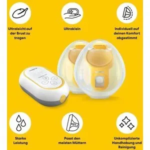 medela, Elektrische Milchpumpe Freestyle Mini, tragbar