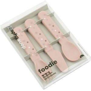 Done by Deer, Done by Deer? Kinderbesteck Set Foodie Happy dots Rosa