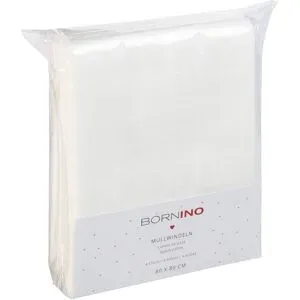 Bornino, 4er-Pack Mullwindeln 80x80 cm