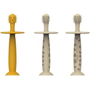 Matchstick Monkey, 2er-Pack Trainingszahnbürste mit Saugnapf
