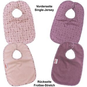 Wörner, 2er-Pack Lätzchen mit Druckknopf 26x40 cm