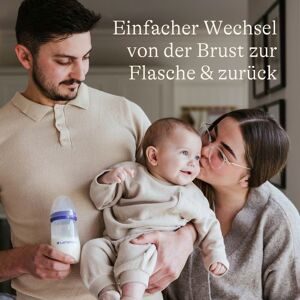 Lansinoh, Starterset Babyflaschen mit NaturalWave®Sauger, Weithals