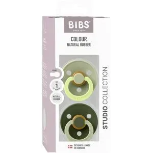 BIBS, 2-er Pack Studio Collection Schnuller Latex, 0-6M