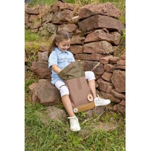 Lässig, LÄSSIG Mini Rolltop Backpack, Nature hazelnut