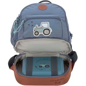 Lässig, Lässig Kinderrucksack ADVENTURE - TRACTOR (24x27x15) in blau