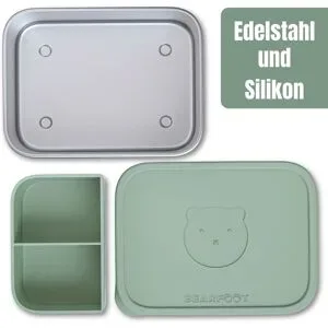 Bearfoot, Brotdose aus Edelstahl