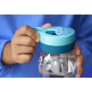 Mepal, Trinkflasche mit Strohhalm 450ml