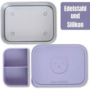 Bearfoot, Brotdose aus Edelstahl