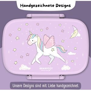Bearfoot, Set - Brotdose mit Gabel und Löffel