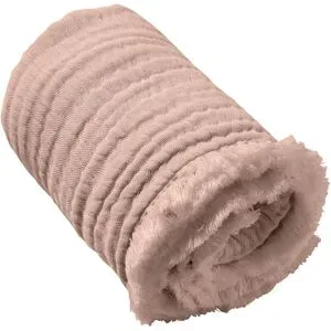 Nordic coast company, Babydecke Musselin Fransen 80x80cm