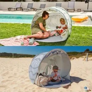 Babymoov, Strandmuschel Moov & Protect mit UV-Schutz 50+