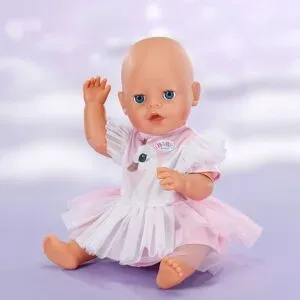 Zapf creation, Puppen Outfit Kleid Schwan 43cm