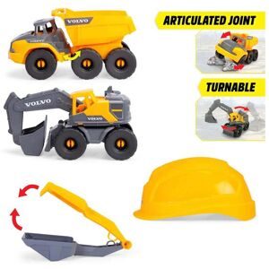 Dickie Toys, Baustellen-Set Volvo Construction Playset