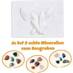 Simba, Scout Mineralien ausgraben + Lupe