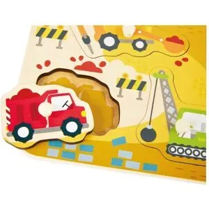 Hape, Steckpuzzle Bau