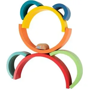 solini, Holzbausteine Regenbogen