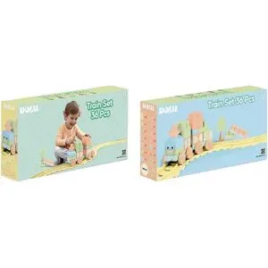 DOLU, Zug-Bausteine Set 36 tlg.