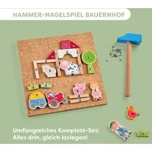 Haba, Hammer-Nagelspiel Bauernhof