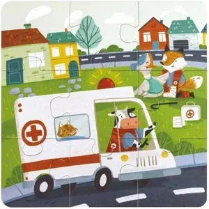 Hape, Puzzle Rettungsfahrzeuge