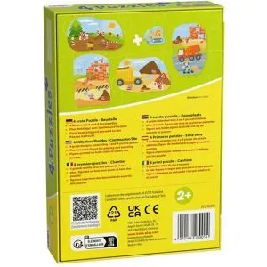 Haba, 4 erste Puzzles - Baustelle
