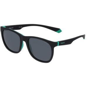 Safilo GmbH Polaroid PLD 2140/S Unisex-Sonnenbrille Vollrand Quadratisch Acetat-Gestell, Schwarz