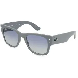 Rayban, Ray-Ban Mega Wayfarer Liteforce Rb4840s sandgrau / grau, blau S | Sonnenbrillen