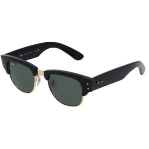 Rayban, Ray-Ban Mega Clubmaster Rb0316s Schwarz auf Gold / Grün M | Sonnenbrillen