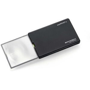 Eschenbach, Eschenbach 152110 Handlupe mit LED-Beleuchtung Vergrößerungsfaktor: 3 x Linsengröße: (L x B) 86 mm x 54 mm Schwarz