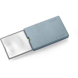 Eschenbach, Eschenbach 152122 Handlupe mit LED-Beleuchtung Vergrößerungsfaktor: 4 x Linsengröße: (L x B) 86 mm x 54 mm Blau