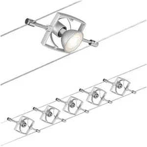 Paulmann, Paulmann MacII 94133 Seil-Komplettsystem GU5.3 50 W LED Chrom (matt)