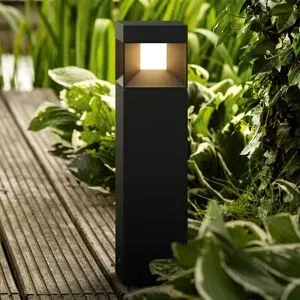 Philips, Philips LED Sockelleuchte Parterre Schwarz | 8 W